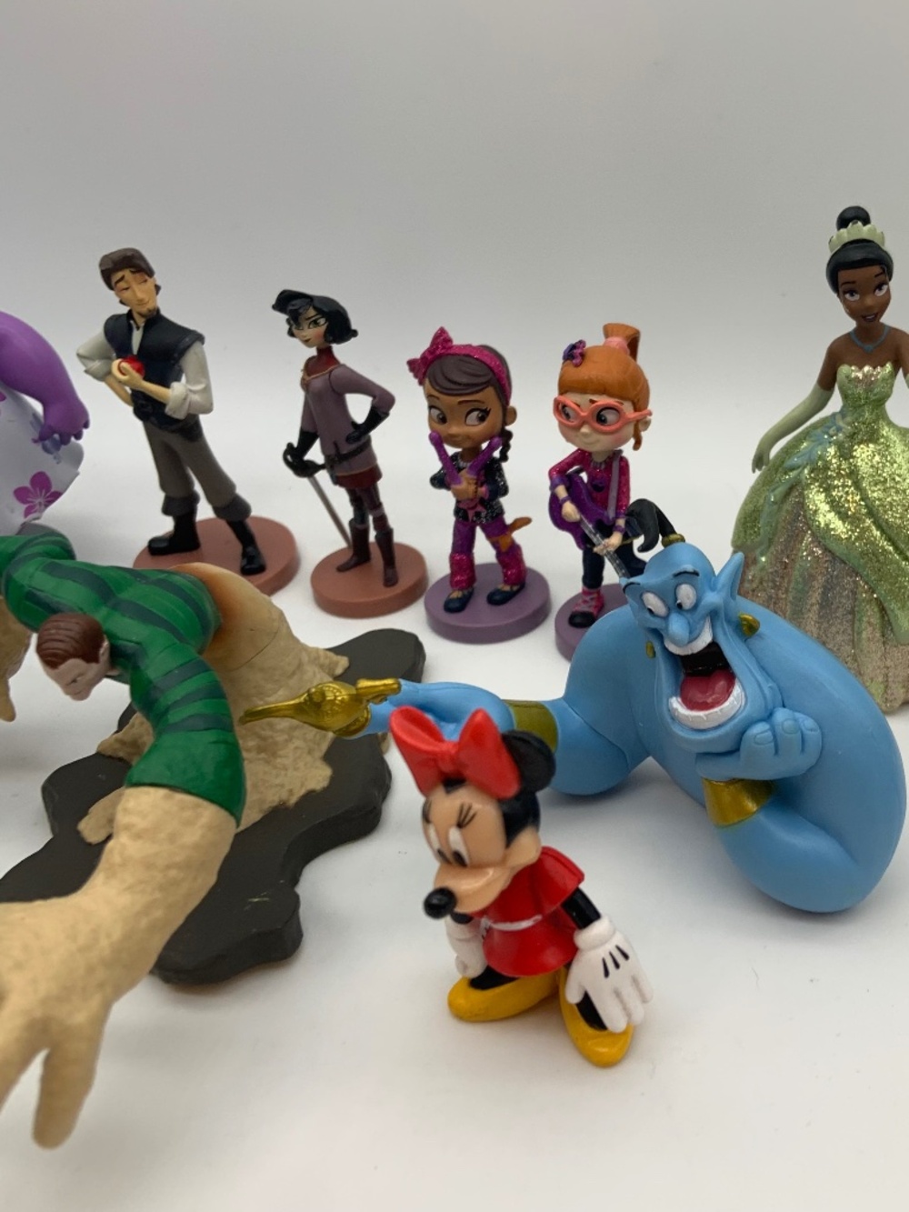 Disney Lot of Miscellaneous Character Cartoon Figurines Set of 11